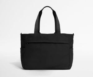 Featherlight Diaper Tote in Jet Black