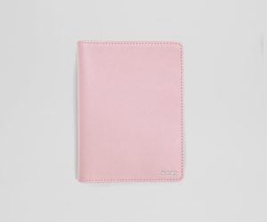 Passport Holder in Glacial Pink