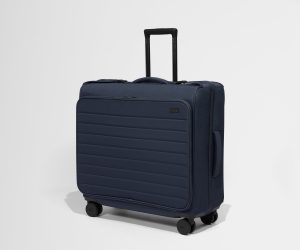 Softside Garment Roller in Navy Blue