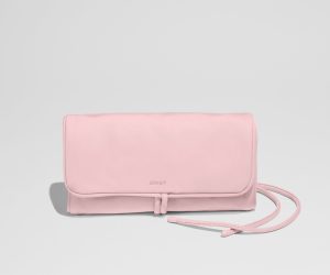 Featherlight Jewelry Roll in Blush Pink